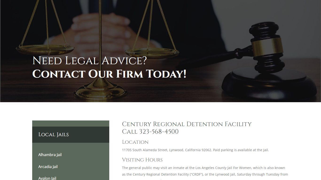 Century Regional Detention Facility | Information for Lynwood Jail